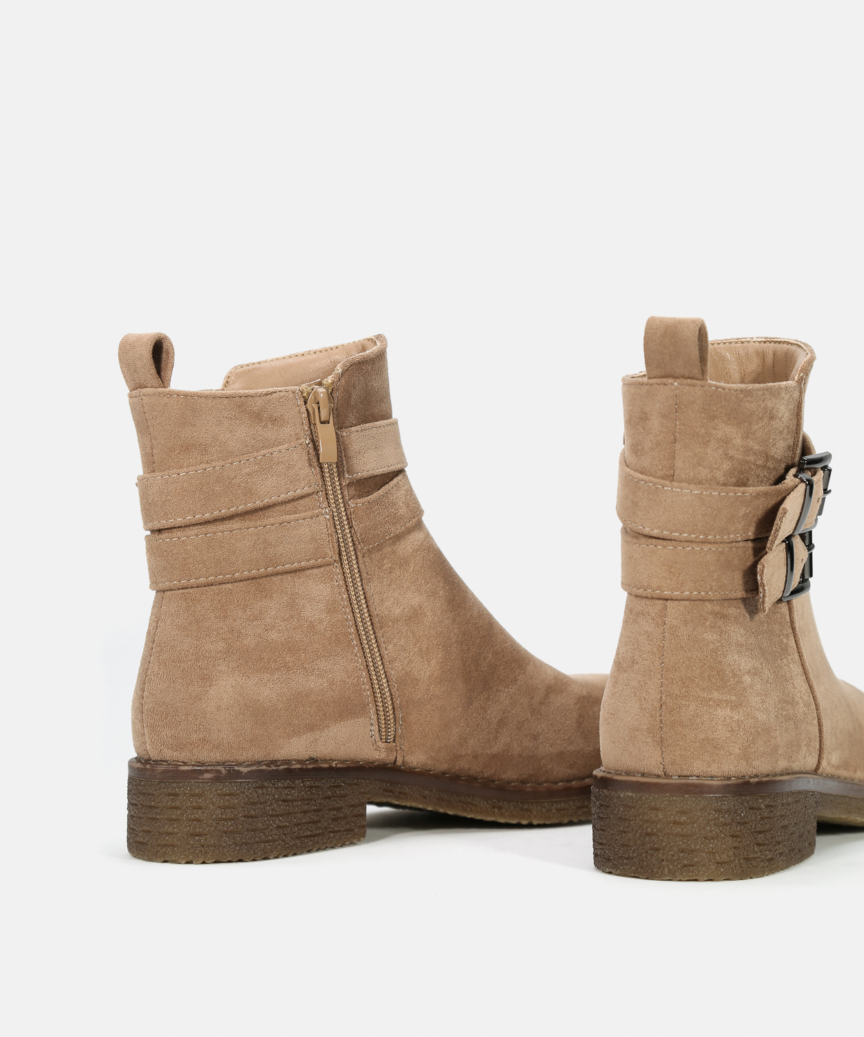 Botins salto dupla fivela image number null